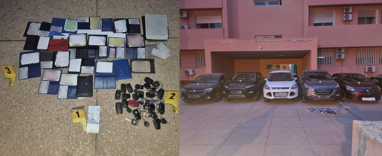 بني ملال: توقيف تسعة أشخاص للإشتباه في إرتباطهم بشبكة لتزوير الخائص التقنية للسيارات 