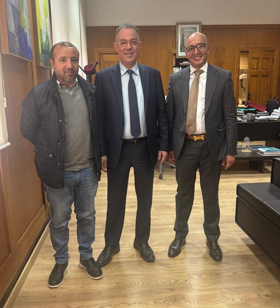 الكرة البجعدية في ضيافة فوزي لقجع من أجل وضع اللمسات الأخيرة على ملعب عبد الغني منصوري 