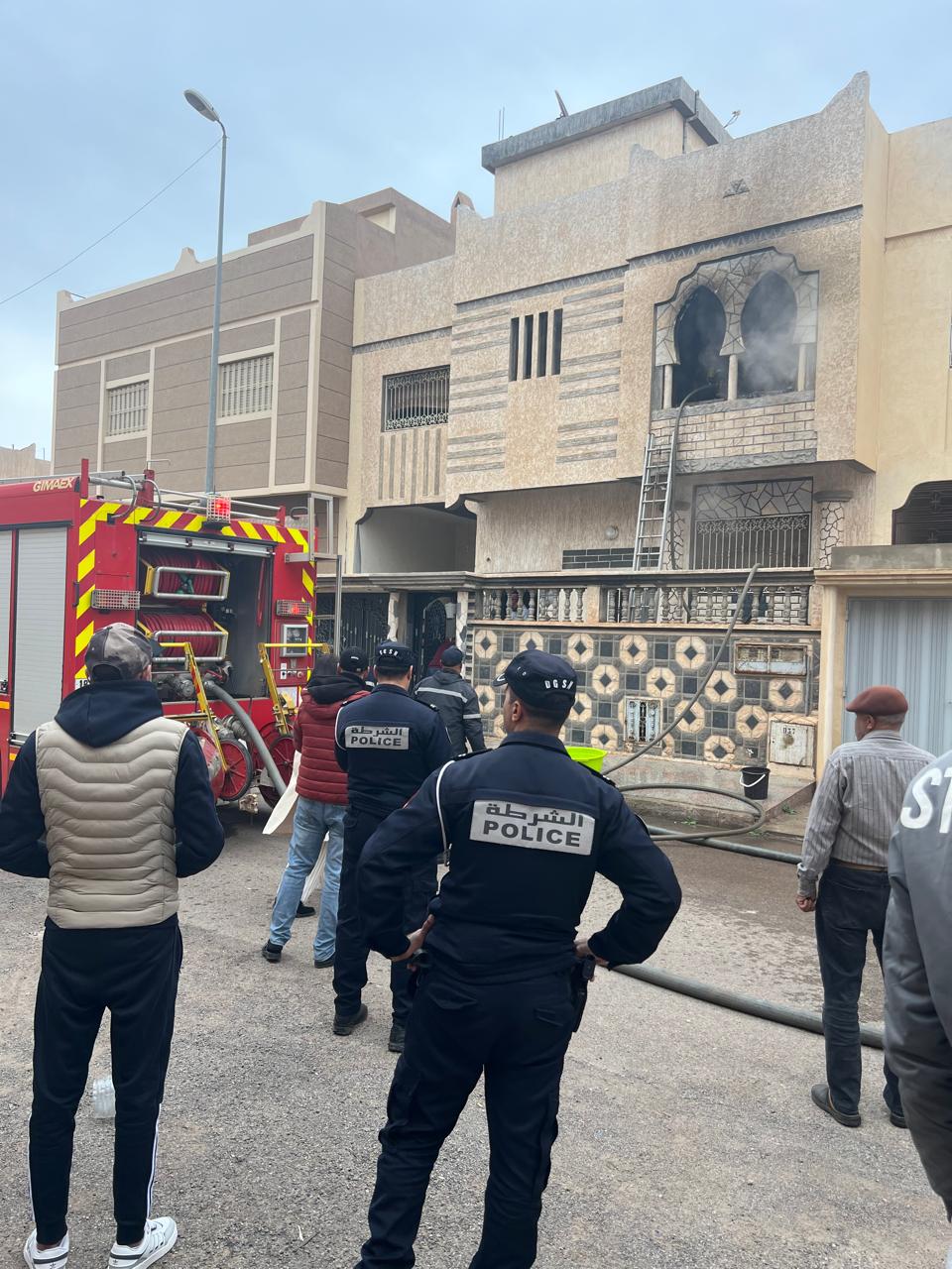 خسائر مادية في احتراق منزل بحي “الهناء 2” بخريبكة 
