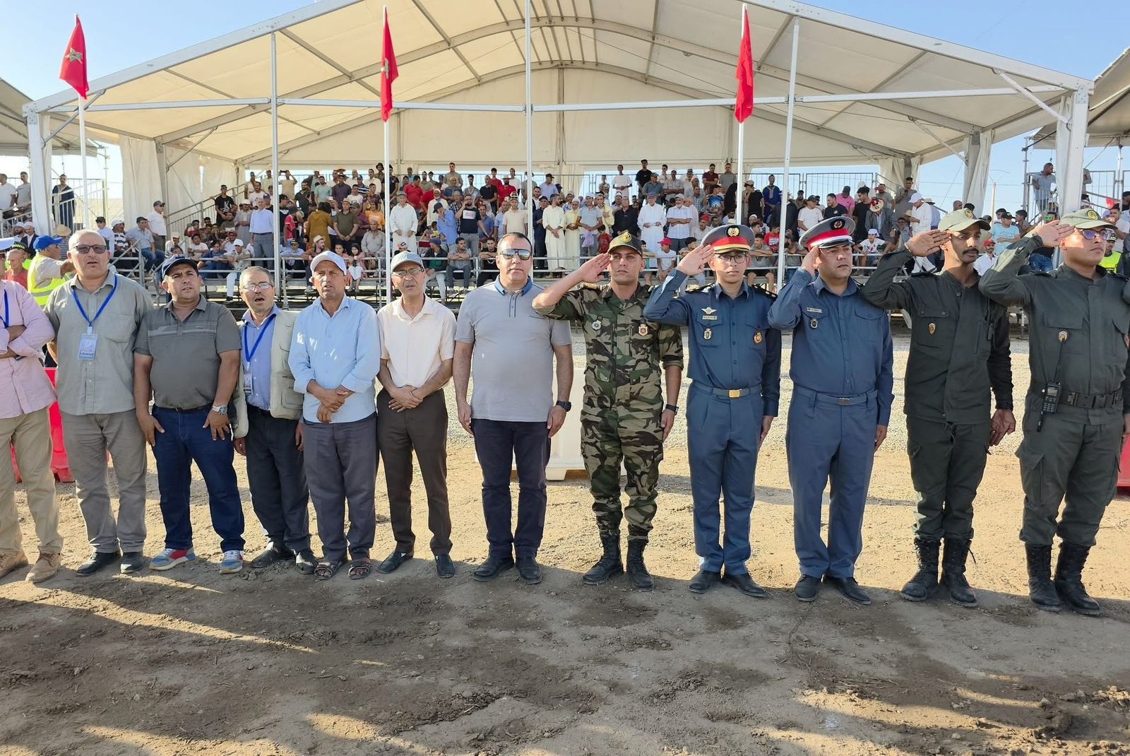 افتتاح المهرجان السنوي للتبوريدة بجماعة أولاد عزوز