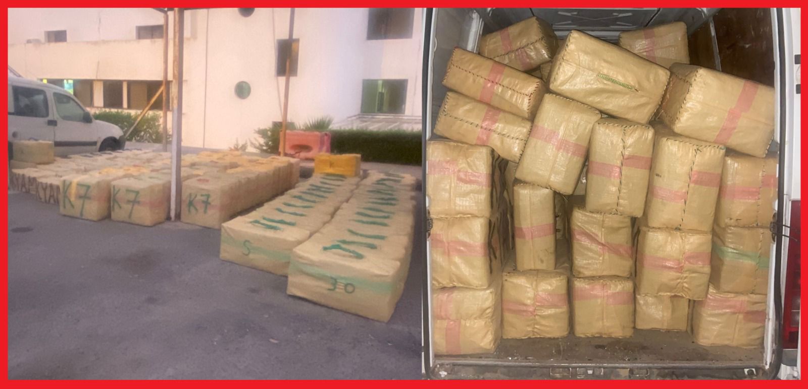 الأمن يحبط تهريب 4 أطنان و725 كيلو من الشيرا بأسفي 