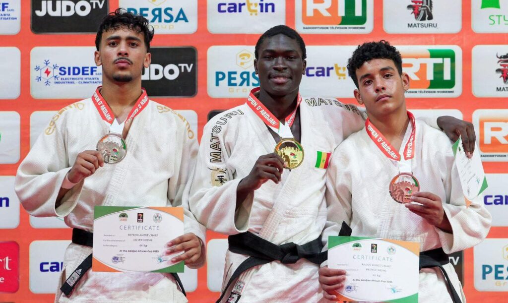 تألق البطل الخريبكي وحيد كادي في الدوري الإفريقي المفتوح للجيدو بأبيدجان – كوت ديفوار 