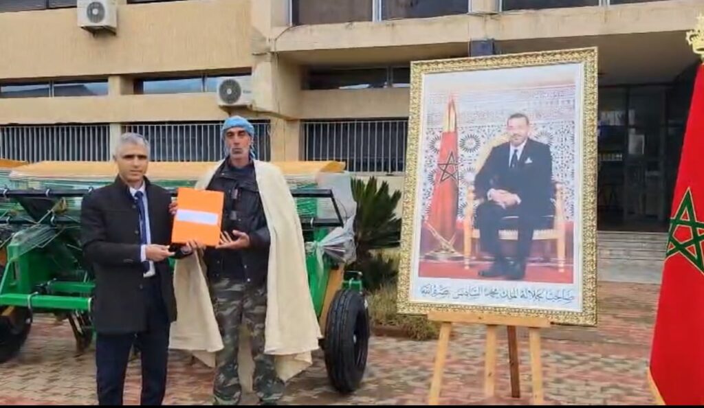 خريبكة: توزيع 15 آلة للزرع المباشر في إطار البرنامج الوطني لتحديث الفلاحة وتعزيز الأمن الغذائي 