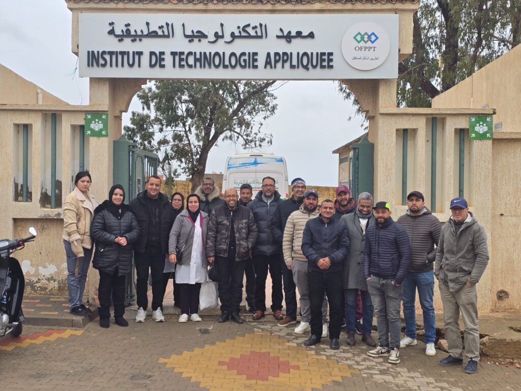 61 متبرعًا في النسخة الرابعة لحملة التبرع بالدم بمعهد التكنولوجيا التطبيقية حطان بخريبكة 