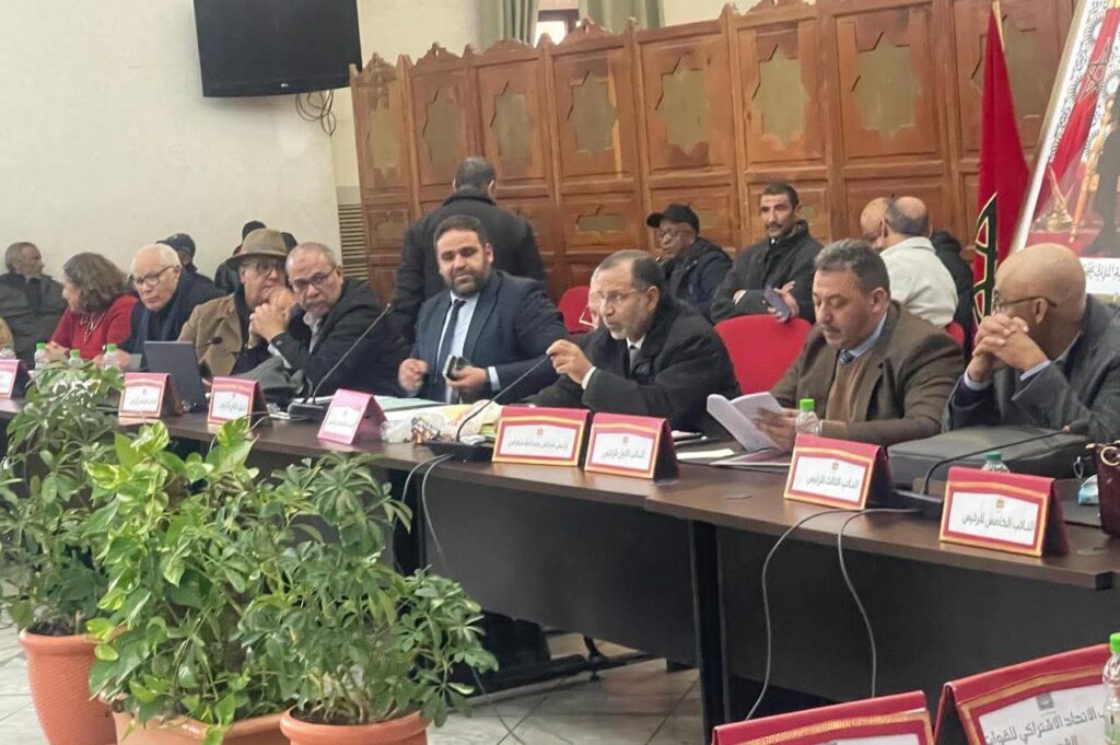 عصام أخواض يقود عرض المشروع الاستراتيجي للجيدو في دورة مجلس مكناس 