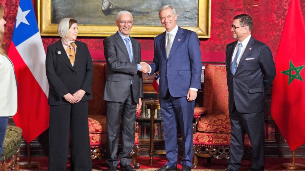 الطالبي العلمي ينقل تهاني الملك محمد السادس للرئيس الشيلي الجديد خوسي أنطونيو كاست 