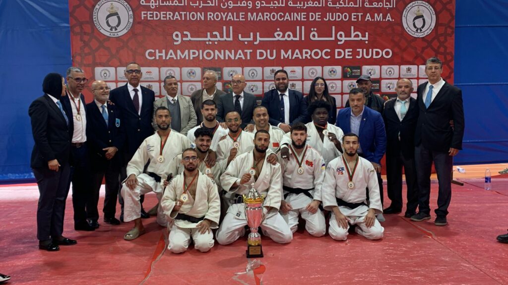 أبطال المغرب للجيدو يتوجون بخريبكة: مولودية سلا والوداد البيضاوي يعتليان منصة التتويج
