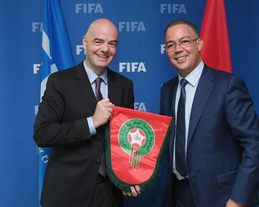 الجامعة الملكية المغربية لكرة القدم تشيد بقرار فيفا سحب مشروع FIFA Forward Enterprise وتؤكد دعمها لجياني إنفانتينو 